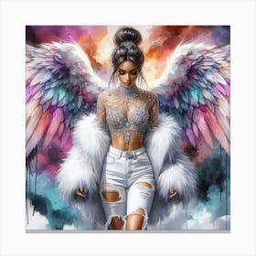 Angel Wings 44 Canvas Print