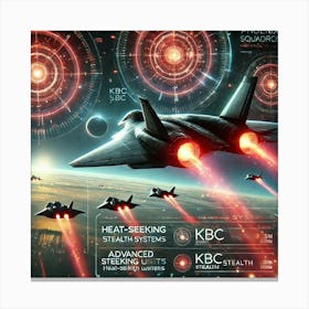 A Futuristic Sci Fi Scene Focusing On The Heat See Canvas Print