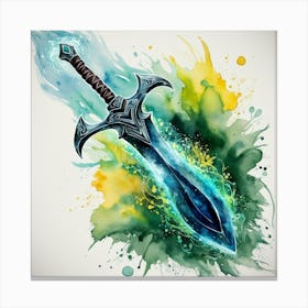 Sword Art 1 Canvas Print