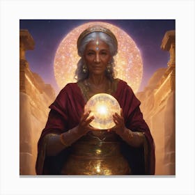 Crystal Ball Divination Canvas Print