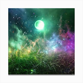 Colorful Night Sky 1 Canvas Print