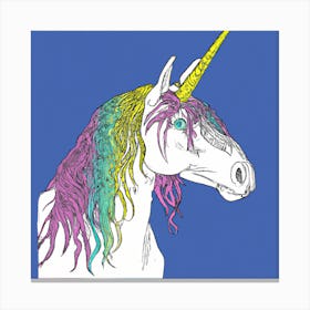 Colorful Unicorn Canvas Print