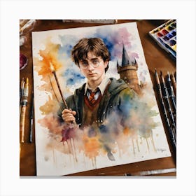 Harry Porter Art Creation Canvas Print