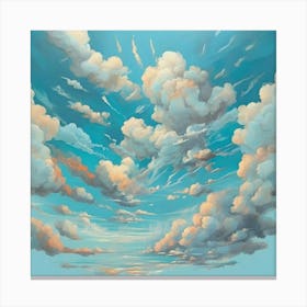 Clouds In The Sky Canvas Print