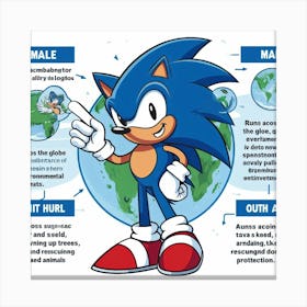Sonic The Hedgehog 37 Canvas Print
