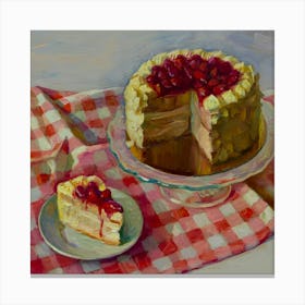 Slice Of Cake Canvas Print