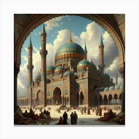 Islamic Mosque 1 Canvas Print