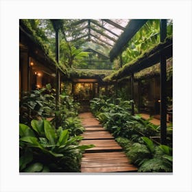 Tropical House - Tropical House Stock Videos & Royalty-Free Footage Canvas Print