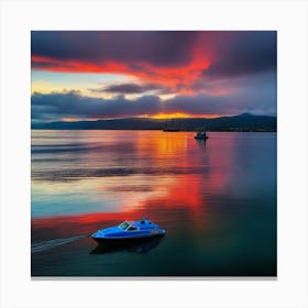 Sunset On The Water 44 Canvas Print