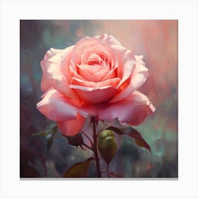 Pink Rose 3 Canvas Print