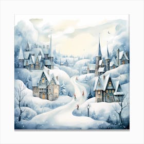 Frosted Elegance Canvas Print