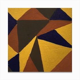 Triangles - 1x1 Canvas Print