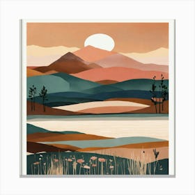 Landscape Print Canvas Print