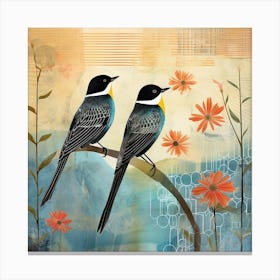 Bird In Nature Barn Swallow 4 Canvas Print