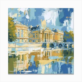 Paris By The Water Canvas Print