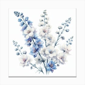 Flower of Delphinium 1 Canvas Print