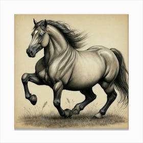 Horse Galloping 3 Canvas Print