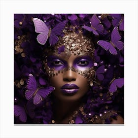 Purple Butterfly 2 Canvas Print