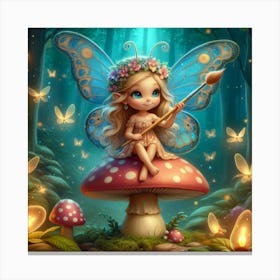 Illustration Fairy 15 Canvas Print