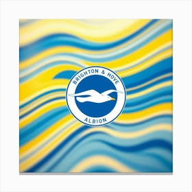 Brighton and Hove Albion Logo Wall Art 2 Canvas Print