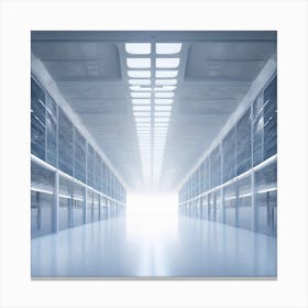 Data Center - Data Center Stock Videos & Royalty-Free Footage Canvas Print