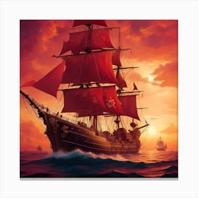 Dive Into The World Of Pirate Lore Canvas Print