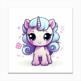 Cute Unicorn 278 Canvas Print