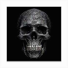 Skull Of A Man Canvas Print