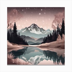 Mountain Landscape 1 Canvas Print