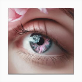 Pink Eye 3 Canvas Print