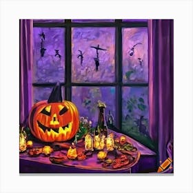 Halloween Decor Canvas Print