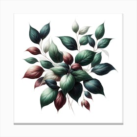 Green Leaves Canvas Print