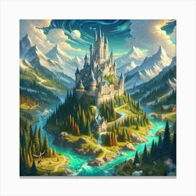 Fairytale Castle 12 Canvas Print