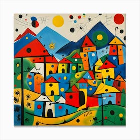 Village Canvas Print