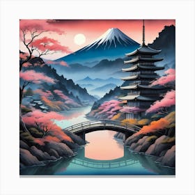 Asian Landscape Painting 4 Canvas Print