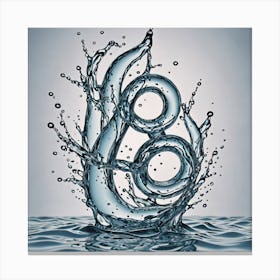 Water Splash Canvas Print