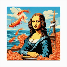 Mona Lisa 9 Canvas Print