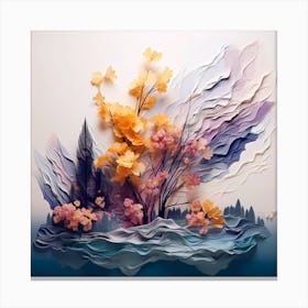 Paper Art Canvas Print