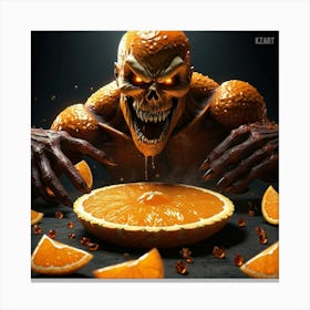 Orange Slice Canvas Print