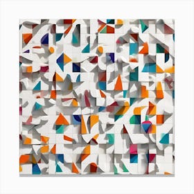 Geometric Wall Art Canvas Print