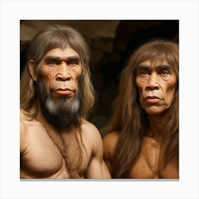 Neanderthals Canvas Print