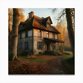 Haunted House Canvas Print