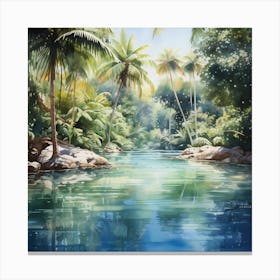 Soothing Dreamscape Symphony Canvas Print