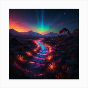 Rainbow Path 3 Canvas Print