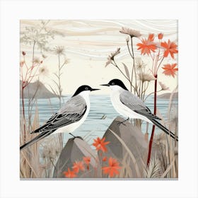 Bird In Nature Common Tern 2 Canvas Print