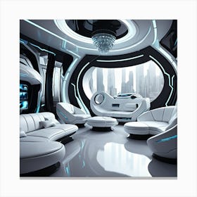 Futuristic Room Canvas Print