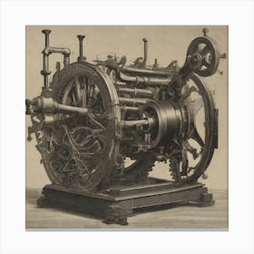 Steam Engine Canvas Print