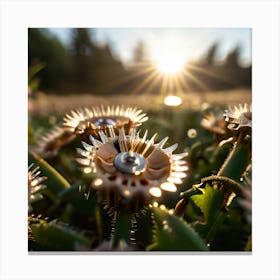 Cactus Flower Canvas Print