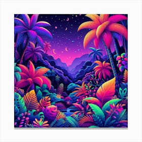 Tropical Jungle 1 Canvas Print