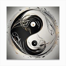 Yin Yang 46 Canvas Print